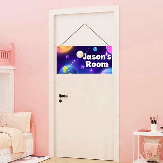 Personalized Signs Outer Space Themed Motivational Wall Decor - Boys Kids Room Wall Decor,Solar System Stars Wall Art Decorations for Bedroom Bathroom Teen Boys Encouragement