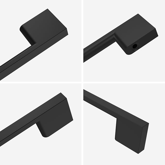 10 Pack Matte Black Cabinet Pulls 5 Inch Cabinet Handles Kitchen Cabinet Hardware Kitchen Handles for Cabinets Black Dresser Pulls Drawer Handle
