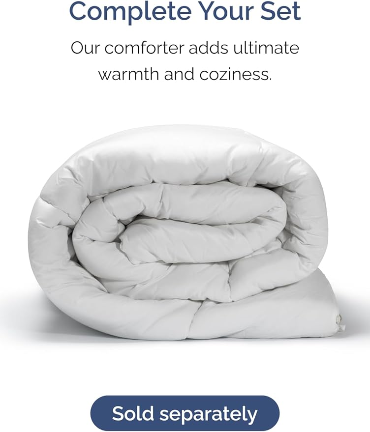 Extra Deep Twin XL Sheet Set - 4 Piece Breathable and Cooling Sheets - Hotel Luxury Bed Sheets Set - Easy Fit - Soft, Wrinkle Free and Comfy Sheets Set - Off White Sheet Set with Extra Deep Pockets