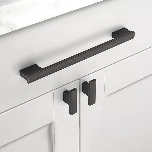 Asidrama 10 Pack 7.5 Inch(192mm) Oil Rubbed Bronze Kitchen Cabinet Handles, Cabinet Pulls Kitchen Cabinet Hardware for Cupboard Drawer Pulls