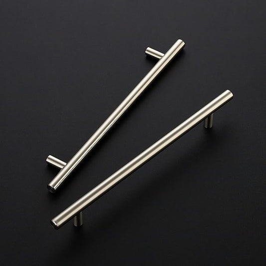 Ravinte 10 Pack 10 Inch Cabinet Handles Brushed Nickel Stainless Steel Cabinet Handles Kitchen Cupboard Pulls 7-1/2" Hole Center