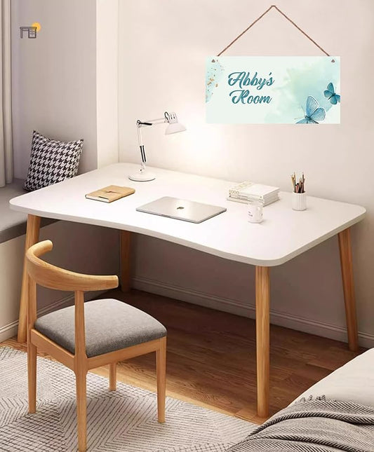 Personalized Sign Butterfly Sign Wall Art Décor For Kids Room Custom Name Door Art Décor For Little Man Cave, Floral Nursery Art Plate For Girls Room Boys Bedroom