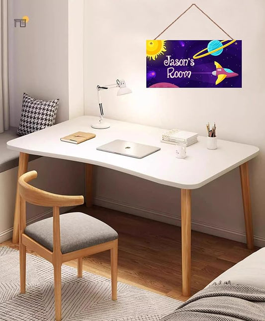 Personalized Fantasy Decor for Boys Room Outer Space Theme Room Decor for Nursery,Spacecraft Wall Art Decor for Kids Room Gilrs Bedroom Little Man Cave
