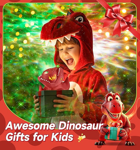 Dinosaur Night Light-Projector,22 White Noises+316 Color Modes Galaxy-Lights for Bedroom, Bluetooth Speaker Light for Bedroom, Star-Projector Galaxy Light