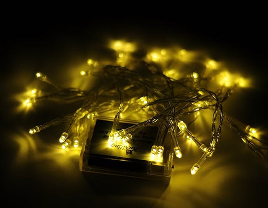Karlling Battery Operated Warm White 40 LED Fairy Light String Xmas Party Decoration(Warm White,20 Pack)