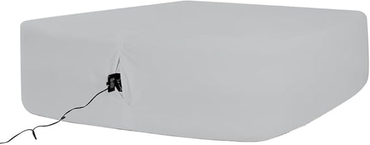 Bedecor Air Bed Sheets for Mattress Cover Removable Bed and Elastic Band Super Soft and Breathable & Deep up to 21" Light Gray Twin