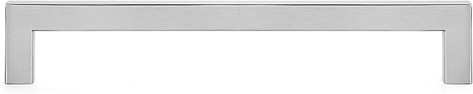 Ravinte 60 Pack 7-1/2 Inch Kitchen Square Cabinet Handles Satin Nickel Pulls Brushed Nickel Kitchen Cabinet Hardware Handles for Cupboard Drawer Pulls