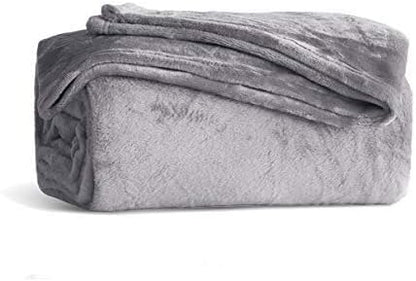 Fleece Blanket King Size Grey Lightweight Super Soft Cozy Luxury Bed Blanket Microfiber