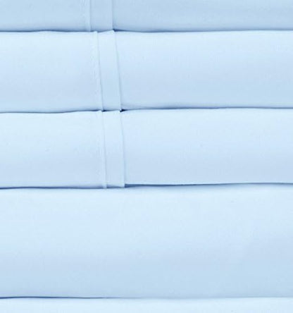 Queen Sheets Aqua - 6 Piece 1500 Supreme Collection Fine Brushed Microfiber Deep Pocket Queen Sheet Set Bedding - 2 Extra Pillow Cases, Great Value, Queen, Aqua