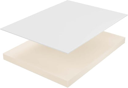 Modway Mila 6” Twin XL Mattress - Firm 6 Inch Twin XL Mattress - 10-Year Warranty White