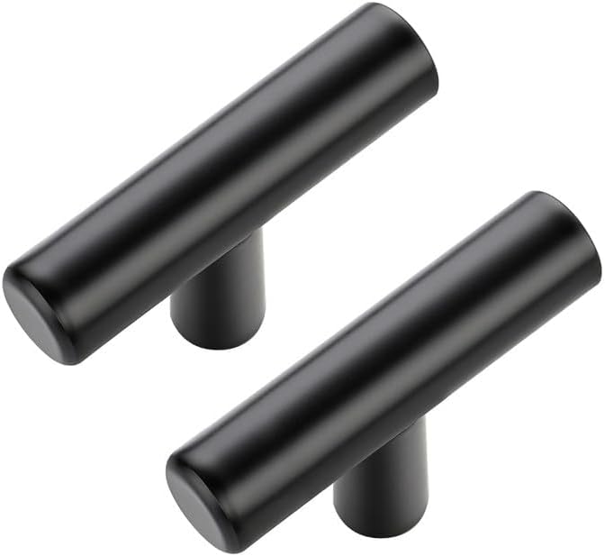 JOY DECOR 35 Pack Cabinet Knobs, Black Cabinet Handles, 2in Kitchen Cabinet Knobs, Single Hole Drawer Knobs for Dresser Drawers