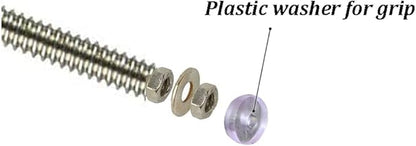 Perilla Home Set of 6 Ceramic Knobs Decorative Round Knobs for Home Kitchen Cabinet Hardware Cupboard Glass Door Dresser Wardrobe and Drawer Pulls (Small, Cadia Blue)