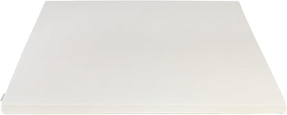 Pure Green Natural Latex Mattress Topper w/Jersey Cover - Soft - 3 Inch - Queen Size (GOTS Certified Organic)