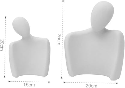 Abstract Resin Crafts Couple Statue Scandinavian Art Ornaments Sculpture Decor for Living Bedroom