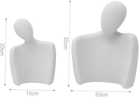 Abstract Resin Crafts Couple Statue Scandinavian Art Ornaments Sculpture Decor for Living Bedroom