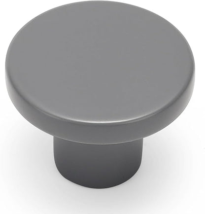 Ravinte 30 Pack Cabinet Knobs Grey Kitchen Cabinet Knobs Round Dresser Drawer Pulls Closet Door Pulls 1-1/5 Inch