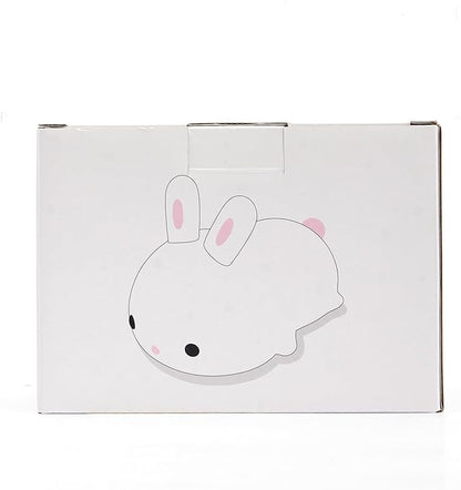 One Fire Bunny Toys for Kids Night Light for Kids, 16 Colors Cute Lamp, Soft Silicone Baby Night Light, 1200mAh Portable Dimmable Touch Lamps, Kawaii Room Decor, Christmas Gifts for College Girls
