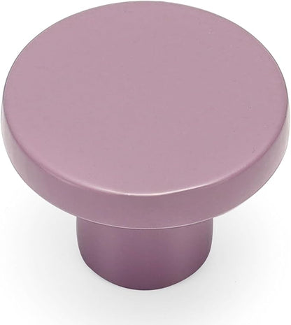 Ravinte 20 Pack Cabinet Knobs Purple Kitchen Cabinet Knobs Round Dresser Drawer Pulls Closet Door Pulls 1-1/5 Inch