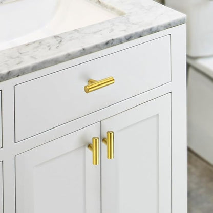 JOY DECOR 60 Pack Cabinet Knobs, Gold Cabinet Handles, 2in Kitchen Cabient Knobs, Single Hole Drawer Knobs for Dresser Drawers