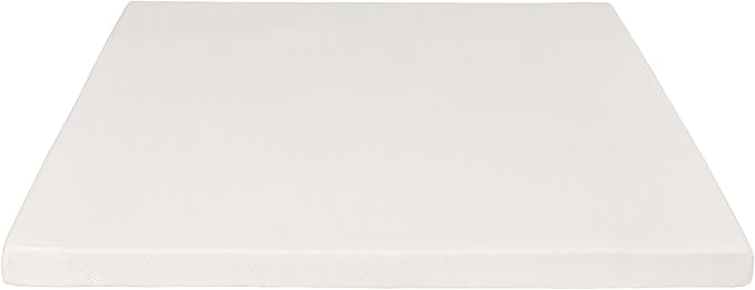 Pure Green Natural Latex Mattress Topper w/Luxury Cover - Firm - 2 Inch - Twin XL Size (GOTS Certified Organic)