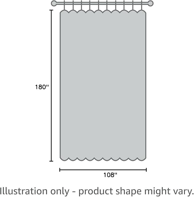 NICETOWN Large Room Divider Curtain Screen Partitions, Reduce Sunlight Grommet Top Contemporary Room Divider Curtain Panel for Furniture Protecting (1 Pack, 9ft Tall x 15ft Wide, Greyish White)