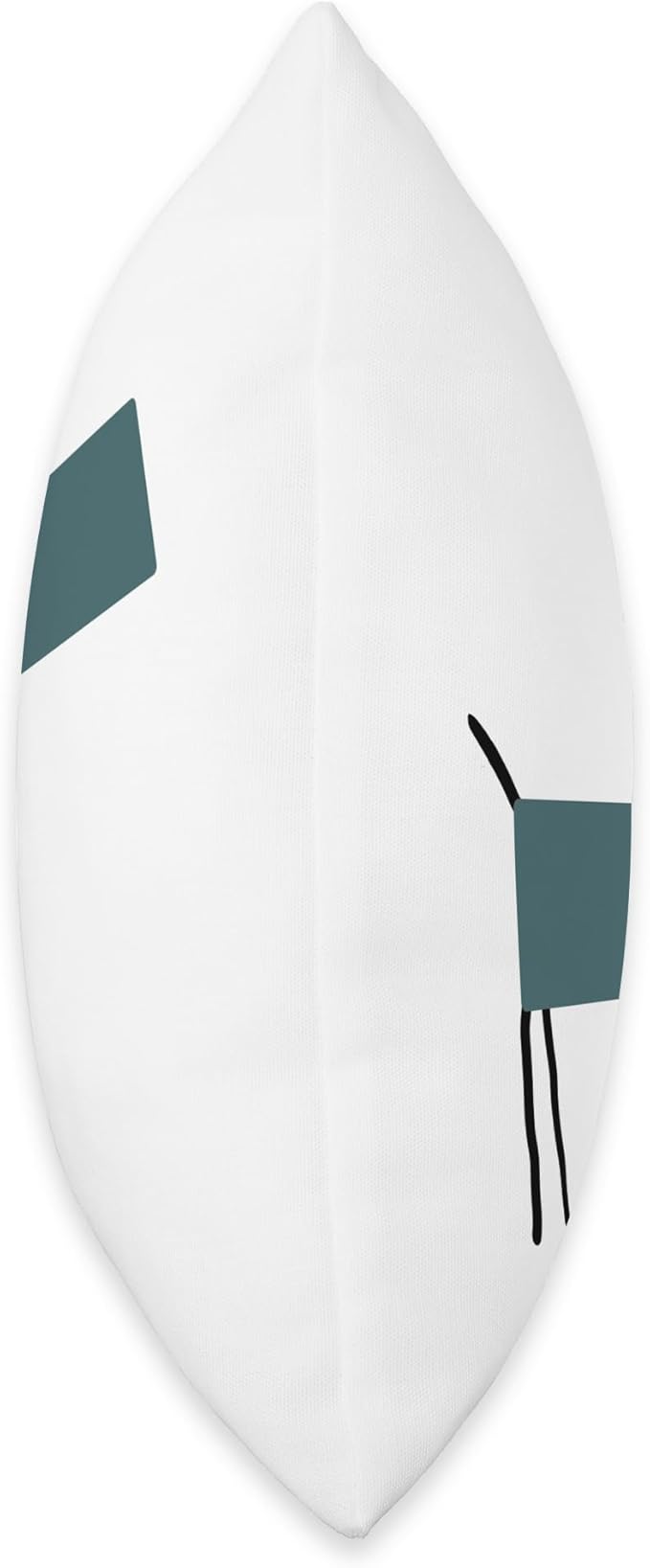 Cute Scandinavian Animals Designs Chic Deer Moose Scandinavian Elk Minimalism Reindeer Throw Pillow, 18x18, Multicolor