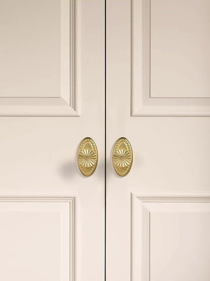 10 Pack Brushed Gold Cabinet Knobs with Base Brass Flat Drawer Pulls Kitchen Cupboard Bathroom Dresser Cabinet Hardware Handles Zinc Alloy