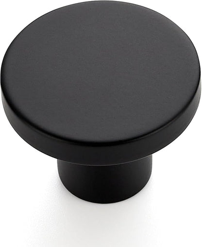 Ravinte 45 Pack Cabinet Knobs Black Kitchen Cabinet Knobs Round Dresser Drawer Pulls Closet Door Pulls 1-1/5 Inch