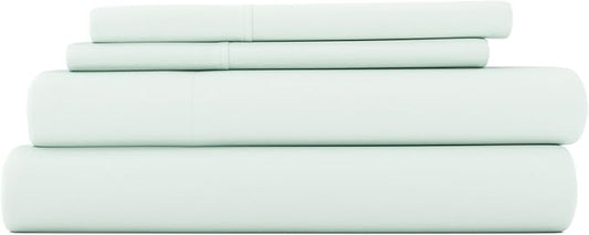 Linen Market Double-Brushed Microfiber Twin XL Sheet Set 3 Piece – Oeko-TEX Certified Ultra Soft & Wrinkle-Free - 16" Deep Pocket Sheets - Easy Care Twin XL Size - Mint