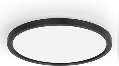 TALOYA 10 Inch Black LED Ceiling Light Fixture Flush Mount, 5-in-1 CCT Selectable (3000K/3500K/4000K/5000K/6500K), 2000LM 0.94inch Thickness Low Profile Surface Mounted Light Fixture for Hallway