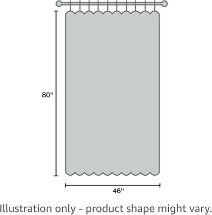 NICETOWN 80 inch Curtains Privacy for Doorway - Thermal Insulated Grommet Window Treatments Room Darkening Sound Reducing for Bedroom/Home Office (Biscotti Beige, Set of 2, W46 x L80)