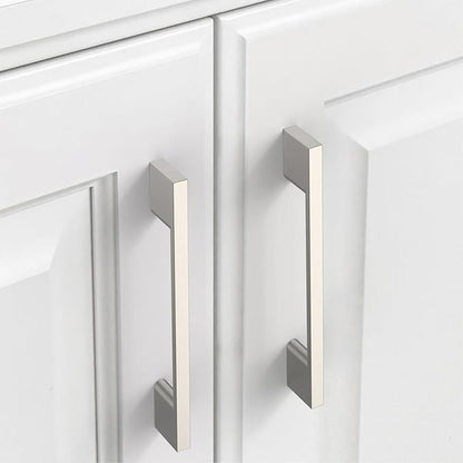 10 Pack Brushed Satin Nickel Cabinet Pulls 5 Inch Cabinets Handles Kitchen Cabinet Hardware Handle for Nickel Dresser Pulls