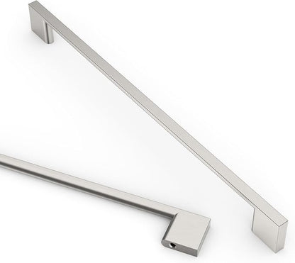Asidrama 10 Pack 8.8 Inch(224mm) Brushed Satin Nickel Kitchen Cabinet Handles, Cabinet Pulls Kitchen Cabinet Hardware for Cupboard Drawer Pulls