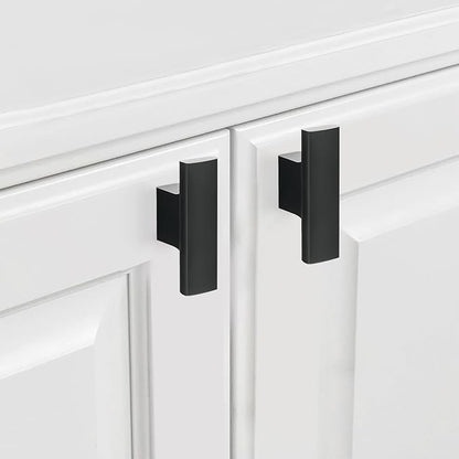 10 Pack Kitchen Cabinet Knobs Matte Black Cabinet Knobs Black Drawer Knobs Solid Kitchen Hardware