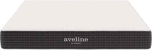 Modway Aveline Gel Infused Memory Mattress with CertiPUR-US Certified Foam, Queen, White