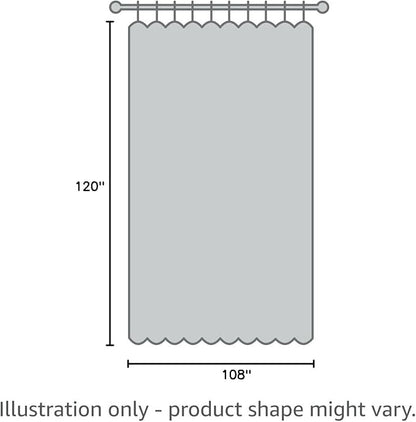 NICETOWN Room Divider Curtain Screen Partition, Vertical Blind for Sling Door, Blackout Window Curtain, Privacy Blind for Patio, Extra Wide Drape (Cloud Grey, Single Panel, 10ft Wide x 9ft Long)