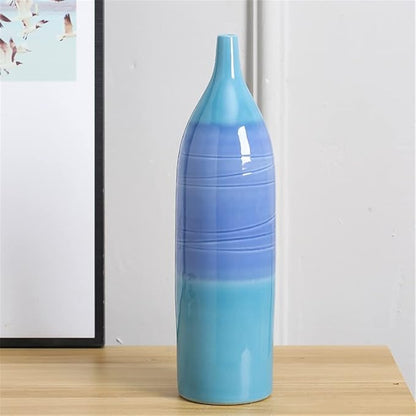 Scandinavian Ceramic Vase Dried Flower Arrangements Designer Living Room Model Room Soft Decoration Ornaments