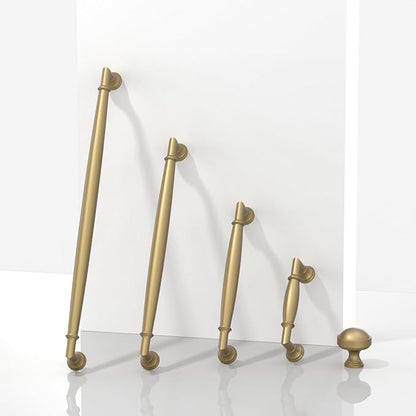 10 Pack Champagne Bronze Cabinet Pulls 3 Inch(76mm) Kitchen Cabinet Handles Solid Zinc Alloy Cabinet Hardware Drawer Pulls