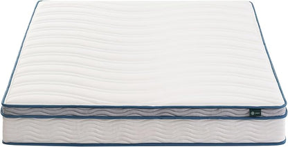 ZINUS 8 Inch Spring Sensation Hybrid Mattress [New Version], King, Fiberglass Free, Medium Firmness, Durable Support, Certified Safe Foams & Fabric, Mattress in A Box