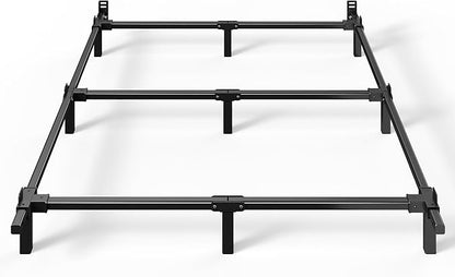 ZINUS 7 Inch Compack® Metal Bed Frame, Support Bed Frame for Box Spring and Mattress Set, Black, King