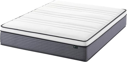 ZINUS 12 Inch True Support Hybrid Mattress [New Version], King, Fiberglass Free, Medium Feel, Motion Isolation, Certified Safe Foams & Fabric, Mattress in A Box