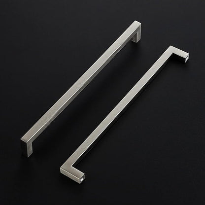 Ravinte 20 Pack 11-5/16 Inch Square Cabinet Handles - Brushed Nickel Stainless Steel Drawer Pulls for Kitchen Hardware