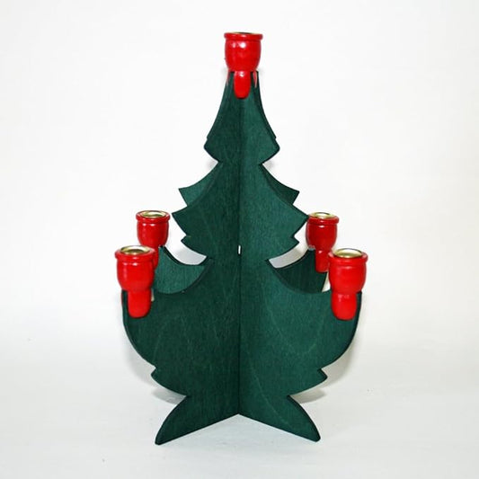 Swedish Christmas Tree Candleholder - 8"