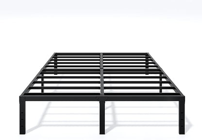 Metal Bed Frame Full Size - 14 Inch Heavy-Duty Full Platform Bed Frame No Box Spring Needed, Easy Assembly, Noise-Free, Sturdy Mattress Foundation, Underbed Storage Space