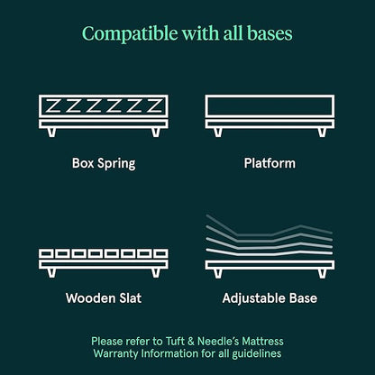 Kin By Tuft & Needle Medium Firm 10" Full Adaptive Foam Mattress in a Box, Cooling Pressure Relief, Balanced Support, 100 Night Trial, Fiberglass-Free, CertiPUR-US, 10-Year Limited Warranty