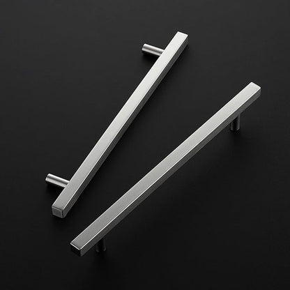 Ravinte Brushed Nickel Cabinet Handles 20 Pack 7-1/2 inch Satin Nickel Square Cabinet Pulls Silver Hardware for Kitchen Cabinets 10 inch Overall Length Stainless Steel Drawer Pulls