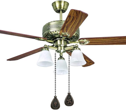 Bronze Ceiling Fan Pull Chain Set, Decorative Fan Pull Chain Pendant Extension, 12 Inches Lighting & Fan Beaded Ball Pull Chain Extender with Connector (4 Pack)