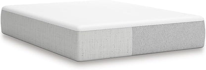 Signature Design by Ashley King Size Cool Max 12 Inch Medium Plush Cooling Gel Infused Memory Foam Mattress for Pressure Relief, Fiberglass Free, Mattress in A Box