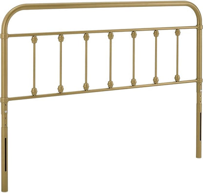 Modway MOD-6155-GLD Sage King Metal Headboard, Gold
