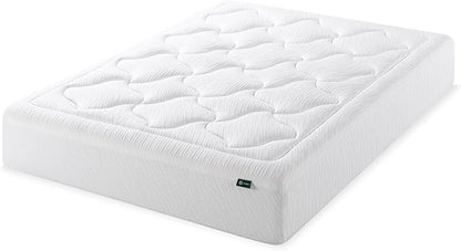 ZINUS 12 Inch Cloud Memory Foam Mattress, Queen, Fiberglass Free, Pressure Relieving, Mattress in A Box, CertiPUR-US Certified, White